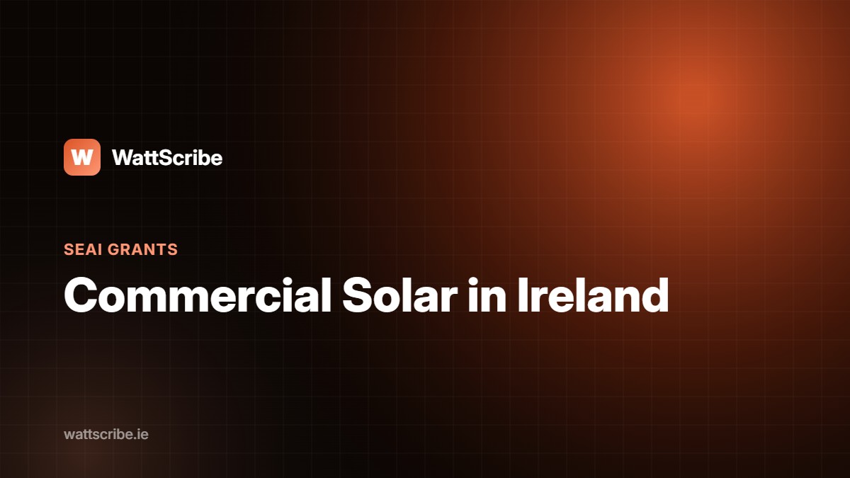 Commercial Solar in Ireland: What Installers Should Know